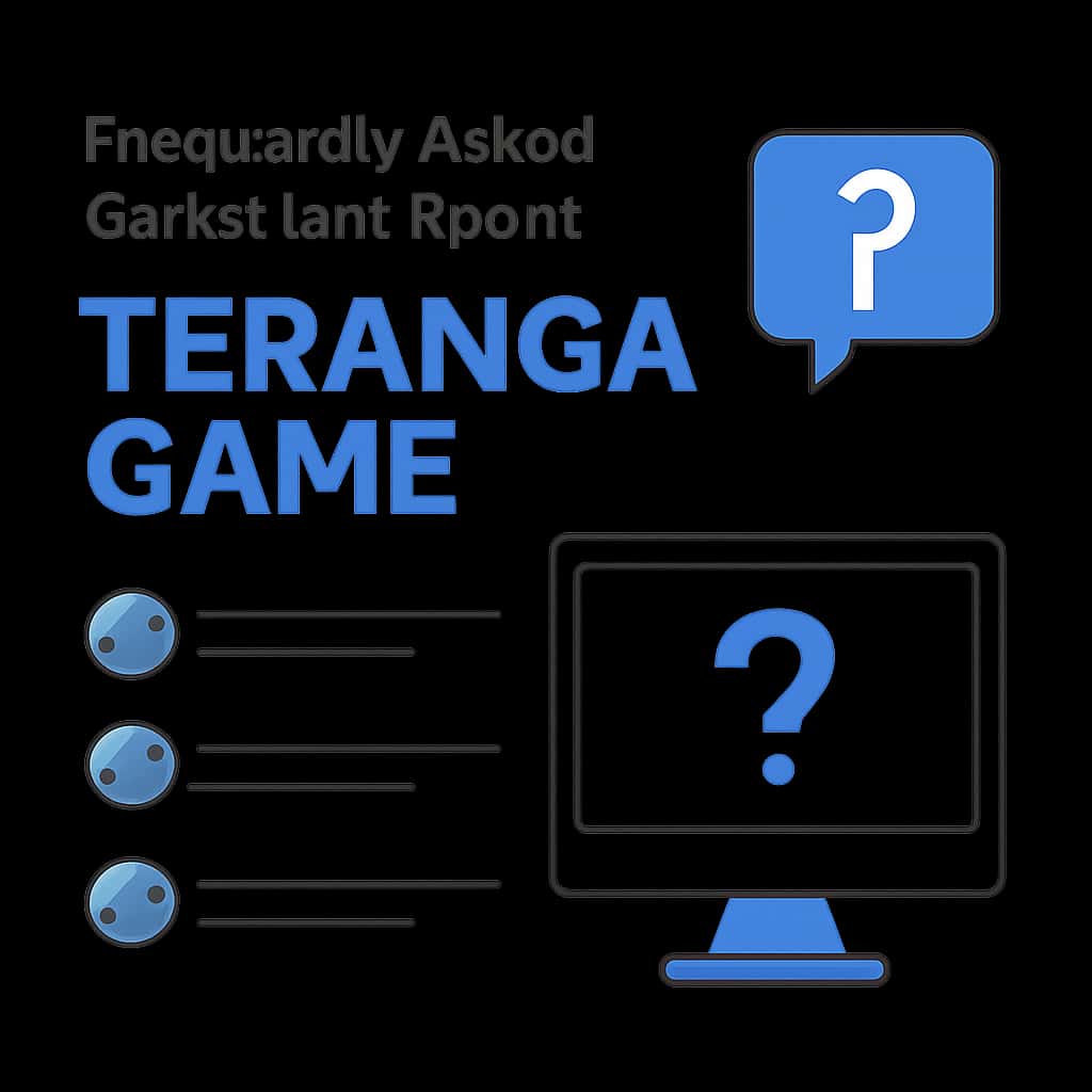An educational illustration for Frequently Asked Questions about Teranga Game.