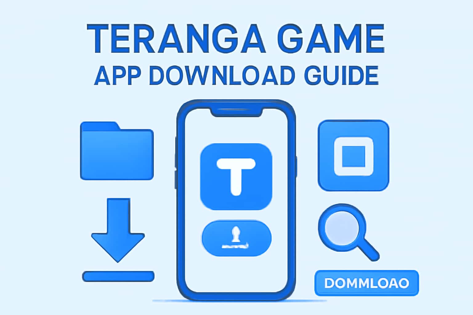 An informational guide about downloading the Teranga Game app.