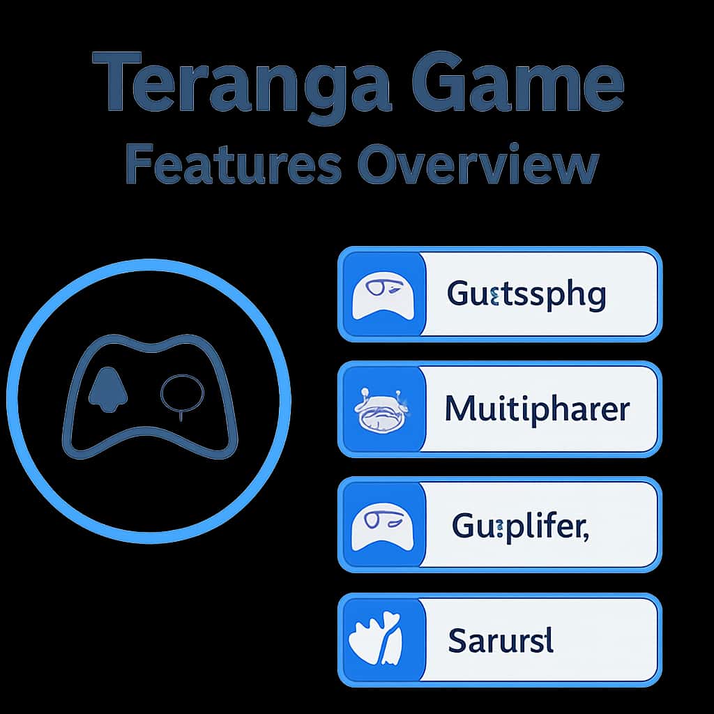 An educational diagram about the features of the Teranga Game.
